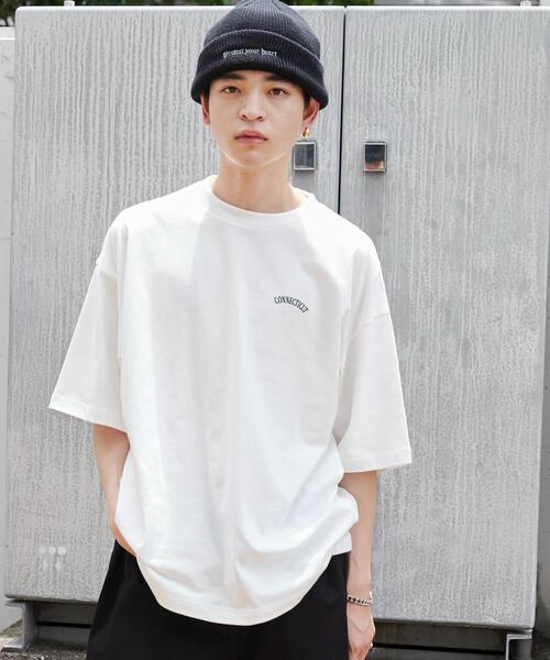 WEGO（ウィゴー）の「WEGO/ストレートロゴプリントT（Tシャツ/カットソー・メンズ・ブラック/ホワイト・LARGE/MEDIUM/SMALL）」の5枚目の写真