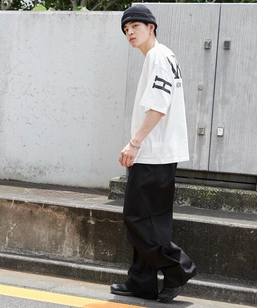 WEGO（ウィゴー）の「WEGO/ストレートロゴプリントT（Tシャツ/カットソー・メンズ・ブラック/ホワイト・LARGE/MEDIUM/SMALL）」の8枚目の写真