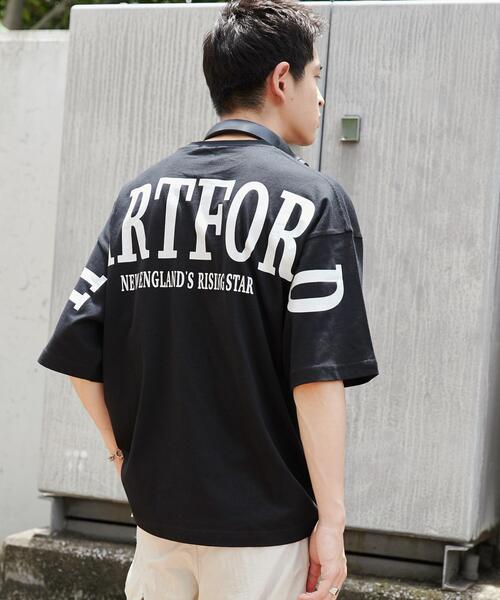 WEGO（ウィゴー）の「WEGO/ストレートロゴプリントT（Tシャツ/カットソー・メンズ・ブラック/ホワイト・LARGE/MEDIUM/SMALL）」の10枚目の写真