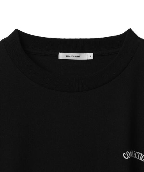 WEGO（ウィゴー）の「WEGO/ストレートロゴプリントT（Tシャツ/カットソー・メンズ・ブラック/ホワイト・LARGE/MEDIUM/SMALL）」の16枚目の写真