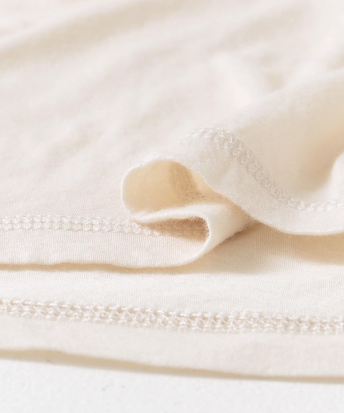 FORK&SPOON（フォークアンドスプーン）の「FORK&SPOON　シアーロングスリーブTシャツ（Tシャツ/カットソー・レディース・アイボリー/ブラック・1）」の7枚目の写真