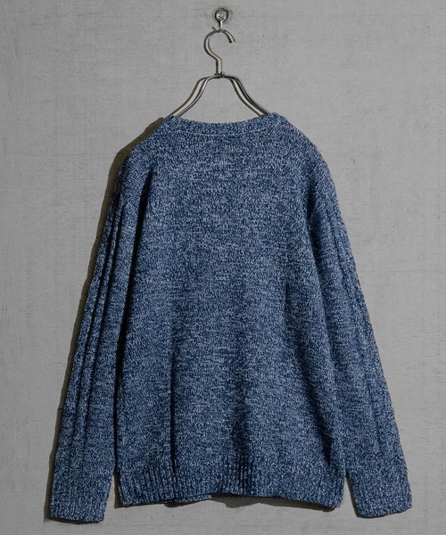 JOHN'S CLOSET(ジョンズクローゼット)の「【40I】ケーブル編み Vネック リラックスニット(ニット/セーター・メンズ・ブラック系/ネイビー/ブラック/グレー/グレー系/ネイビー系/ベージュ系/その他7/その他4/その他1/その他2/その他3/その他5/ホワイト/その他8/その他6・LARGE/MEDIUM)」の17枚目の写真