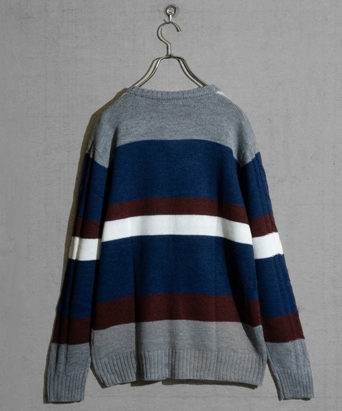 JOHN'S CLOSET(ジョンズクローゼット)の「【40I】ケーブル編み Vネック リラックスニット(ニット/セーター・メンズ・ブラック系/ネイビー/ブラック/グレー/グレー系/ネイビー系/ベージュ系/その他7/その他4/その他1/その他2/その他3/その他5/ホワイト/その他8/その他6・LARGE/MEDIUM)」の20枚目の写真