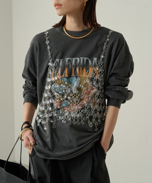 【セール】クリスタルビスチェ（シャツ/ブラウス）｜LOUNGEDRESS（ラウンジドレス）