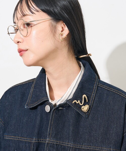 FREAK'S STORE(フリークスストア)の「モチーフブローチセット(ブローチ/コサージュ・レディース・シルバー/ゴールド・ONE SIZE)」の3枚目の写真