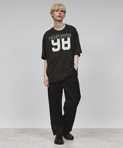 tk.TAKEO KIKUCHI（ティーケータケオキクチ）の「◆リメイクライク ナンバリングTシャツ（Tシャツ/カットソー・メンズ・ブルー系その他/ホワイト/チャコールグレー・02/03/04）」の10枚目の写真