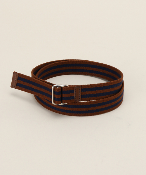 MASTER&Co（マスターアンドコー）の「MASTERCO. テープベルト（ベルト・レディース・ネイビー/ベージュ/チャコールグレー/ブラウン/ダークブルー・FREE）」の2枚目の写真