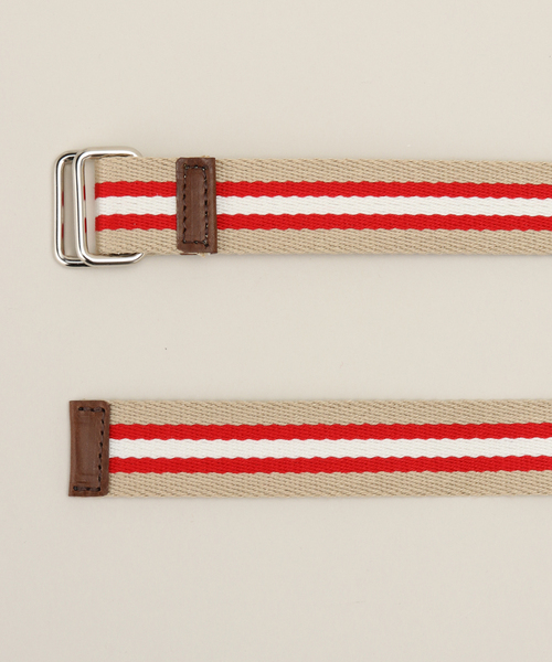 MASTER&Co（マスターアンドコー）の「MASTERCO. テープベルト（ベルト・レディース・ネイビー/ベージュ/チャコールグレー/ブラウン/ダークブルー・FREE）」の6枚目の写真