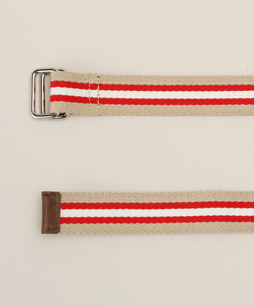 MASTER&Co（マスターアンドコー）の「MASTERCO. テープベルト（ベルト・レディース・ネイビー/ベージュ/チャコールグレー/ブラウン/ダークブルー・FREE）」の7枚目の写真