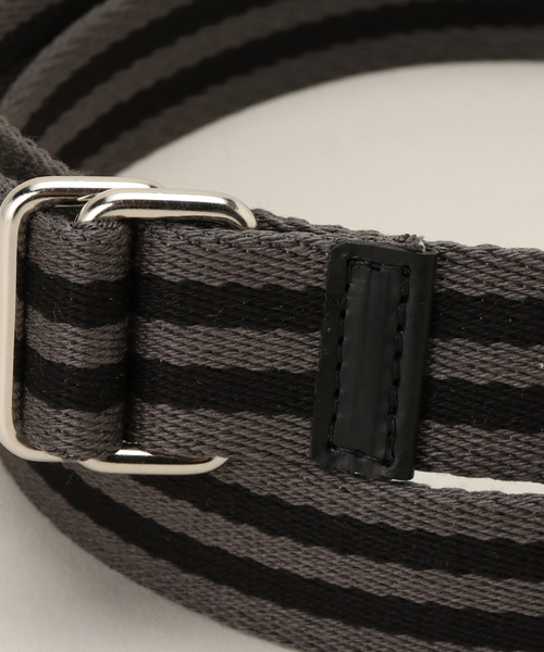 MASTER&Co（マスターアンドコー）の「MASTERCO. テープベルト（ベルト・レディース・ネイビー/ベージュ/チャコールグレー/ブラウン/ダークブルー・FREE）」の8枚目の写真