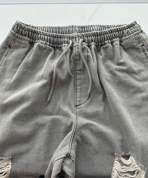 sedacle(セダクル)の「ダメージジョガーデニム(デニムパンツ・メンズ・インディゴブルー/グレー・SMALL/MEDIUM/LARGE)」の18枚目の写真