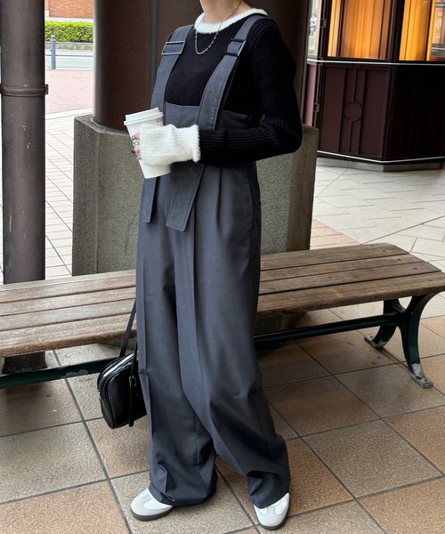 ISOOK（アイスー）の「【ISOOK / アイスー】配色シャギーリブニット  / カラーニット シャギーニット 配色トップス サムホール ZOZOTOWN限定（ニット/セーター・レディース・ブラック/グレー/チャコールグレー・FREE）」の16枚目の写真