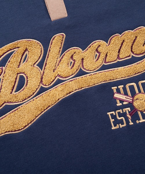 HOOK(フック)の「HOOK -original- アメカジサガラロゴ刺繍ポロ襟スウェット(スウェット・メンズ・ネイビー/ベージュ・L/XL/M)」の8枚目の写真