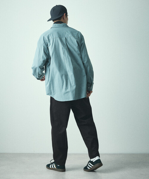 FREAK'S STORE（フリークスストア）の「限定展開 ワイドシルエット カーブパンツ / テーパードシルエット（チノパンツ・メンズ・ブラック/オリーブ/ベージュ/ネイビー・LARGE/MEDIUM/SMALL）」の21枚目の写真