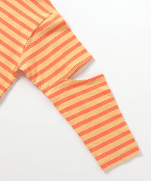 BREEZE（ブリーズ）の「【WEB限定】袖カットロンT（Tシャツ/カットソー・キッズ・ピンク/オレンジ/ブラック/オフホワイト・80/90/100/110/140/120/130）」の13枚目の写真