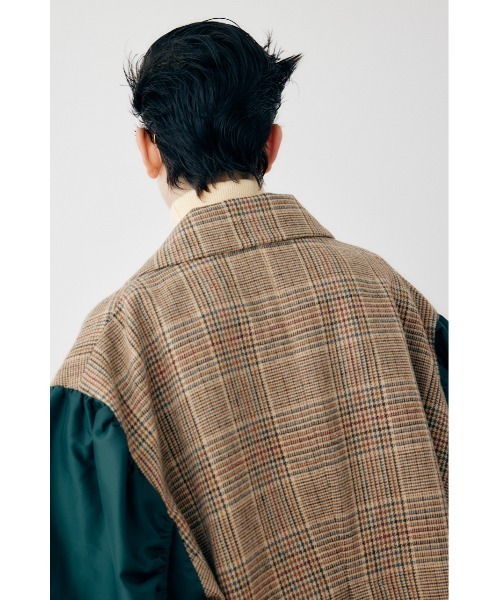 HeRIN.CYE（ヘリンドットサイ）の「Docking MA-1 jacket　　ドッキングMA-1ジャケット（MA-1・レディース・グリーン/ベージュ・FREE）」の6枚目の写真