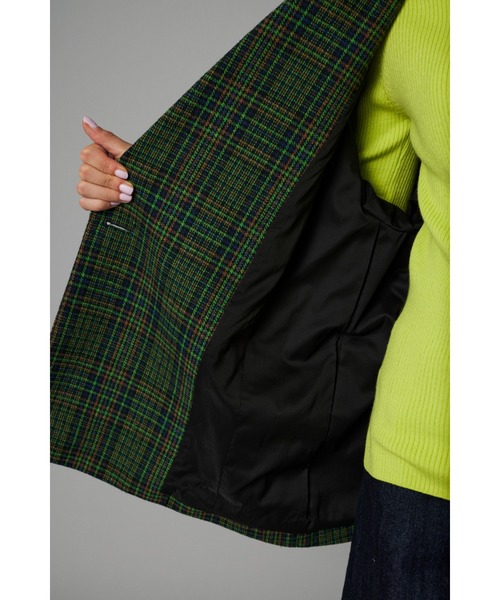 HeRIN.CYE（ヘリンドットサイ）の「Docking MA-1 jacket　　ドッキングMA-1ジャケット（MA-1・レディース・グリーン/ベージュ・FREE）」の14枚目の写真