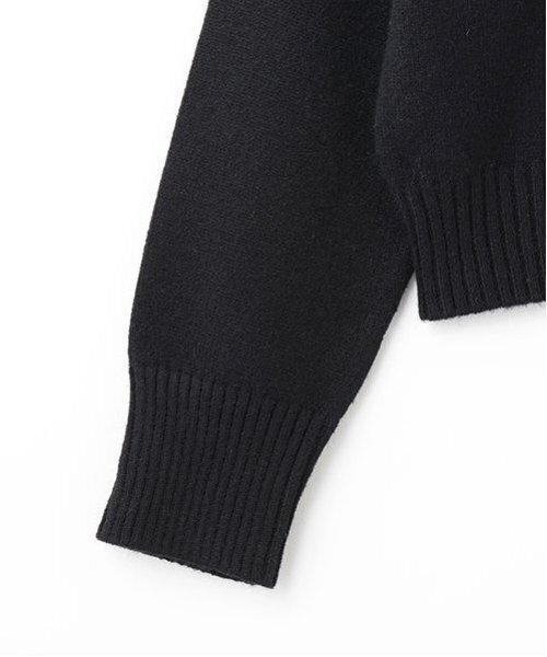 by LOVEiT（バイラビット）の「リボンニット（ニット/セーター・キッズ・ブルーグレー/オフホワイト/ブラック・120cm/130cm/140cm/150cm/160cm）」の7枚目の写真