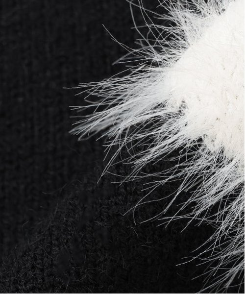 by LOVEiT（バイラビット）の「リボンニット（ニット/セーター・キッズ・ブルーグレー/オフホワイト/ブラック・120cm/130cm/140cm/150cm/160cm）」の8枚目の写真