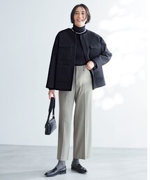 UNFILO（アンフィーロ）の「【吸湿発熱/ストレッチ】beauty warm ワイドパンツ（その他パンツ）」