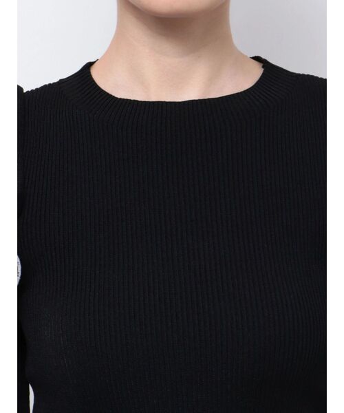 dazzlin（ダズリン）の「ショルダーオープンフリルニット（ニット/セーター・レディース・ブラック/ベージュ/ピンク/オフホワイト・FREE）」の13枚目の写真