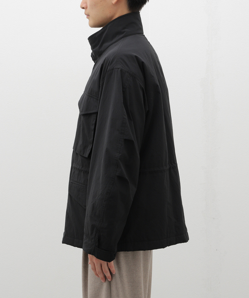 ATON(エイトン)の「ATON(エイトン) TECHNO COTTON PADDED M-65 JACKET JKAGCW0901(その他アウター・メンズ・ブラック・4/6)」の18枚目の写真