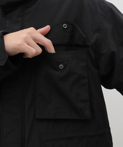 ATON(エイトン)の「ATON(エイトン) TECHNO COTTON PADDED M-65 JACKET JKAGCW0901(その他アウター・メンズ・ブラック・4/6)」の13枚目の写真