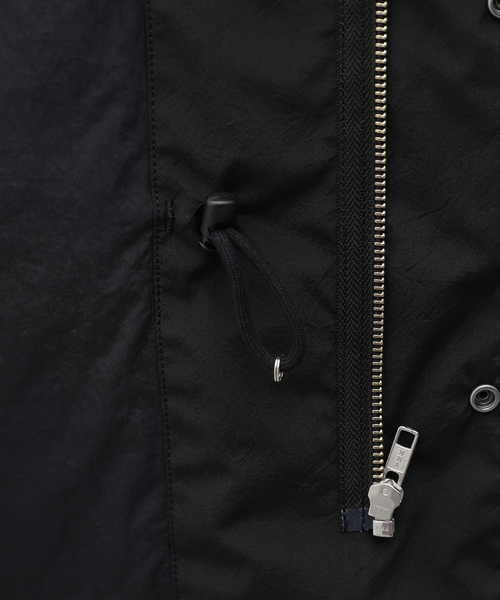 ATON(エイトン)の「ATON(エイトン) TECHNO COTTON PADDED M-65 JACKET JKAGCW0901(その他アウター・メンズ・ブラック・4/6)」の8枚目の写真