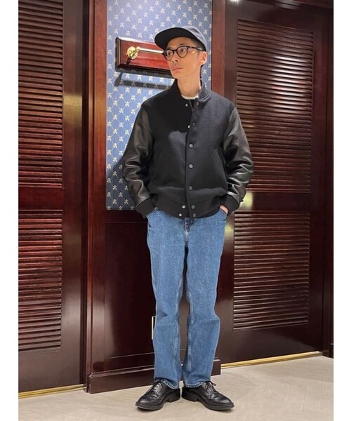 【新品同様】ブルックスブラザーズ バーシティジャケット スタジャン ネイビー 新品同様】ブルックスブラザーズ バーシティジャケット スタジャン