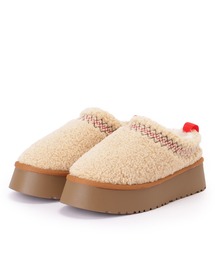 Lace Ladies（レースレディース）の「刺繍付き 厚底 ボア スリッポン シューズ（スリッポン）」