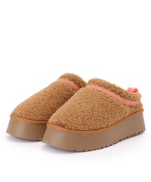 Lace Ladies（レースレディース）の「刺繍付き 厚底 ボア スリッポン シューズ（スリッポン）」