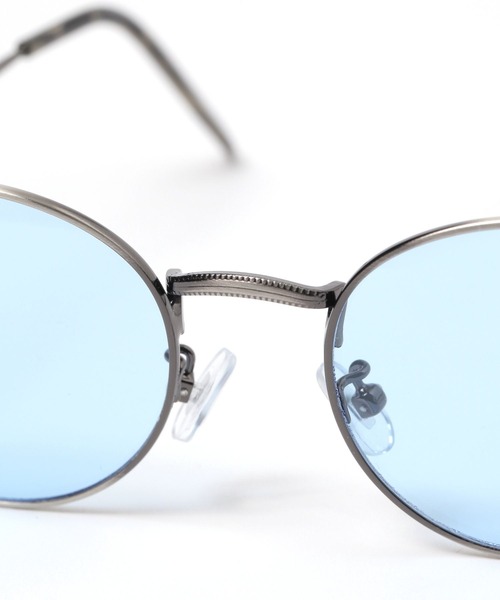 LAKOLE（ラコレ）の「オーバルメタルサングラス / 252291（サングラス・メンズ・グレー/その他4/ブルー・FREE）」の7枚目の写真