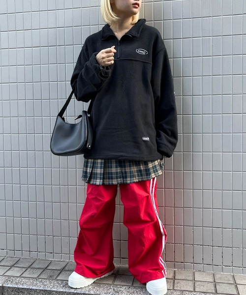 sevens（セブンズ）の「【sevens】JK フリースハーフジップブルゾン（ブルゾン・レディース・ブラック・FREE）」の10枚目の写真