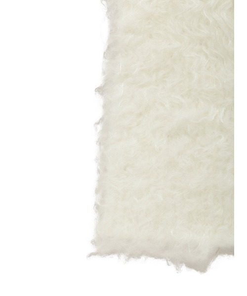 FRAY I.D（フレイアイディー）の「シャギーロングマフラー（マフラー・レディース・グリーン/ホワイト・FREE）」の6枚目の写真