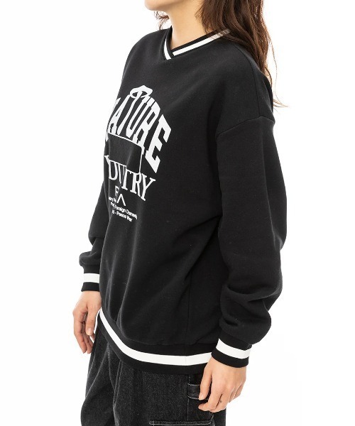 【セール】RVCA レディース PASTEUP V-NECK LOOSE トレーナー/ルーカメッセージプリントVネックトレーナー（スウェット）｜RVCA（ルーカ） mdprevattcaulkingandwaterproofing.com