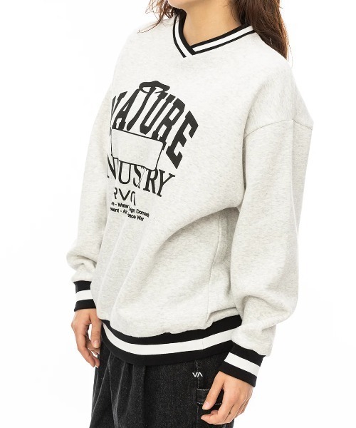 【セール】RVCA レディース PASTEUP V-NECK LOOSE トレーナー/ルーカメッセージプリントVネックトレーナー（スウェット）｜RVCA（ルーカ） mdprevattcaulkingandwaterproofing.com