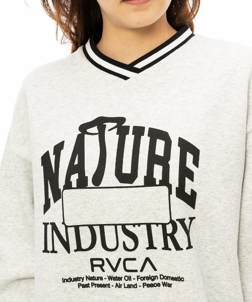 【セール】RVCA レディース PASTEUP V-NECK LOOSE トレーナー/ルーカメッセージプリントVネックトレーナー（スウェット）｜RVCA（ルーカ） mdprevattcaulkingandwaterproofing.com