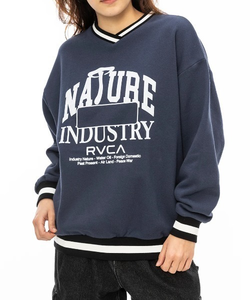 【セール】RVCA レディース PASTEUP V-NECK LOOSE トレーナー/ルーカメッセージプリントVネックトレーナー（スウェット）｜RVCA（ルーカ） mdprevattcaulkingandwaterproofing.com
