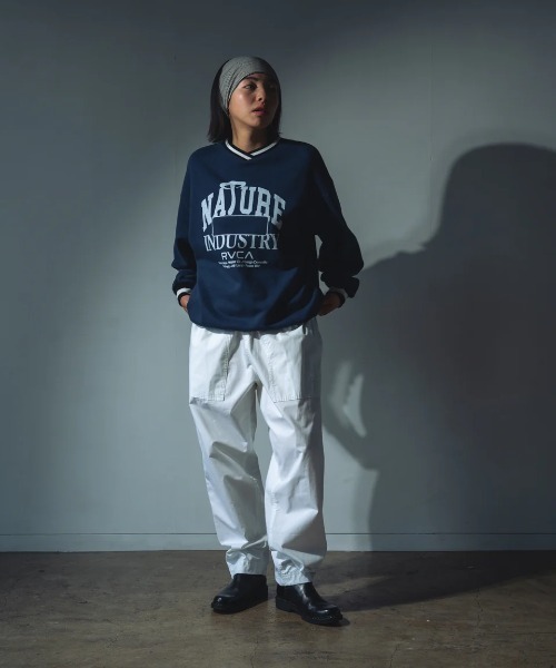 【セール】RVCA レディース PASTEUP V-NECK LOOSE トレーナー/ルーカメッセージプリントVネックトレーナー（スウェット）｜RVCA（ルーカ） mdprevattcaulkingandwaterproofing.com