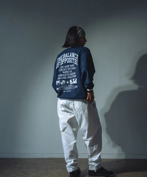 【セール】RVCA レディース PASTEUP V-NECK LOOSE トレーナー/ルーカメッセージプリントVネックトレーナー（スウェット）｜RVCA（ルーカ） mdprevattcaulkingandwaterproofing.com