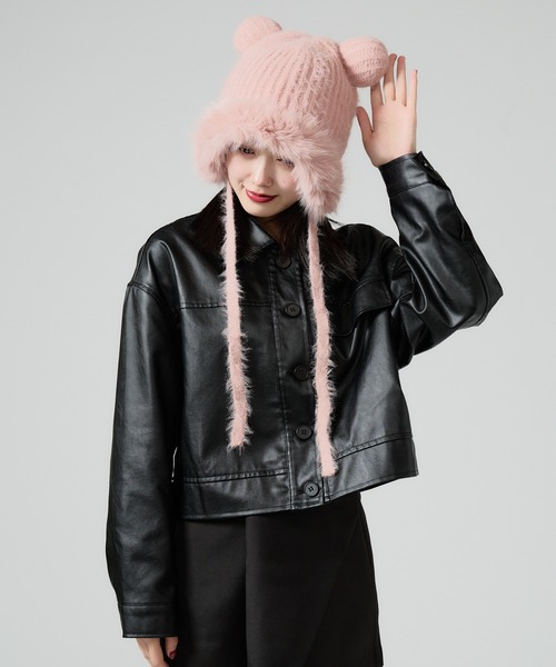 ロングトラックフーズ くま フレンゾー ニット帽 ロングトラックフーズ