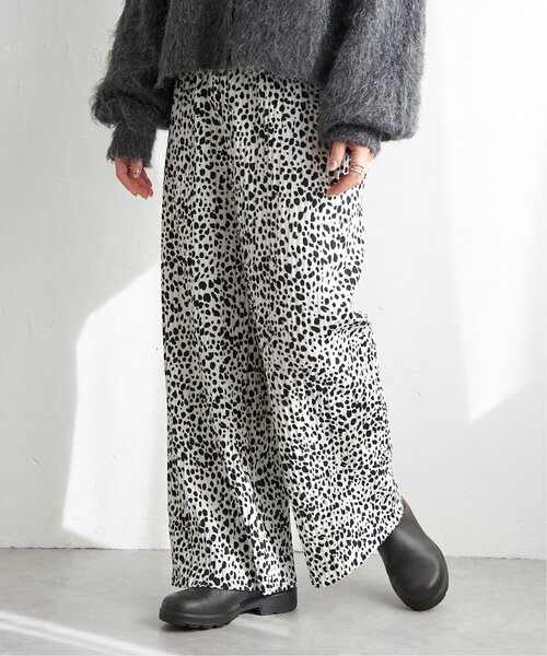 VENCEEXCHANGE（ヴァンスエクスチェンジ）の「カットツイルボックスプリーツパンツ（その他パンツ・レディース・ブラウン/ベージュ/ブラック/ネイビー/チャコール/モカ/その他1/その他2・FREE）」の7枚目の写真