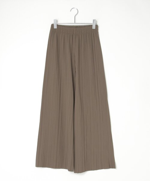 VENCEEXCHANGE（ヴァンスエクスチェンジ）の「カットツイルボックスプリーツパンツ（その他パンツ・レディース・ブラウン/ベージュ/ブラック/ネイビー/チャコール/モカ/その他1/その他2・FREE）」の4枚目の写真