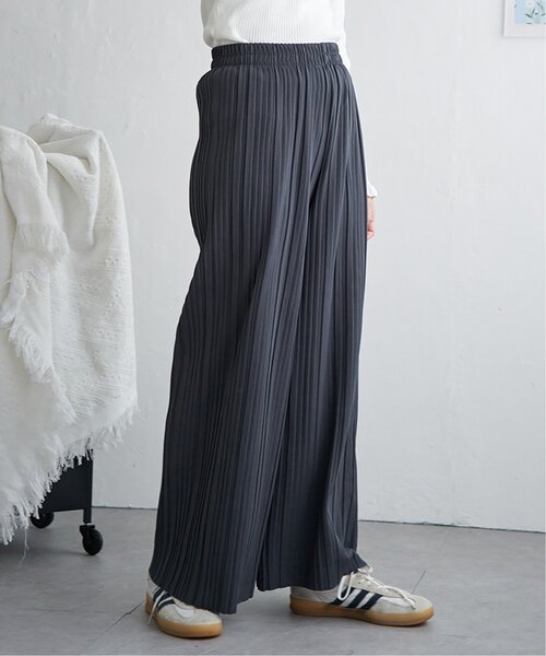 VENCEEXCHANGE（ヴァンスエクスチェンジ）の「カットツイルボックスプリーツパンツ（その他パンツ・レディース・ブラウン/ベージュ/ブラック/ネイビー/チャコール/モカ/その他1/その他2・FREE）」の20枚目の写真