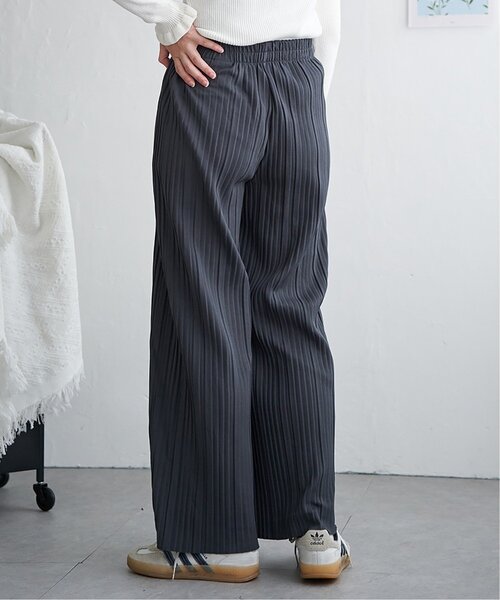 VENCEEXCHANGE（ヴァンスエクスチェンジ）の「カットツイルボックスプリーツパンツ（その他パンツ・レディース・ブラウン/ベージュ/ブラック/ネイビー/チャコール/モカ/その他1/その他2・FREE）」の22枚目の写真