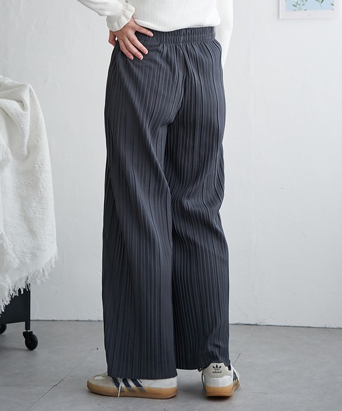 VENCEEXCHANGE（ヴァンスエクスチェンジ）の「カットツイルボックスプリーツパンツ（その他パンツ・レディース・ブラウン/ベージュ/ブラック/ネイビー/チャコール/モカ/その他1/その他2・FREE）」の13枚目の写真