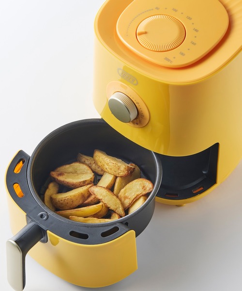 Toffy(トフィー)の「【Toffy/トフィー】エアフライヤー ミニ〈1.2L〉(キッチン家電・レディース・イエロー/ライトホワイト・FREE)」の7枚目の写真