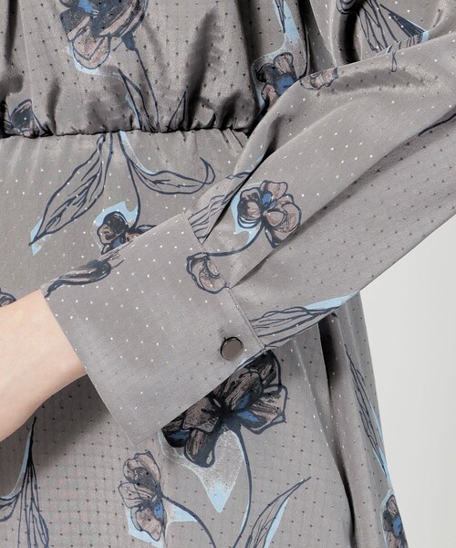 【セール】カラーシャドウフィオーレプリント フレアドレス（ワンピース）｜EPOCA（エポカ）