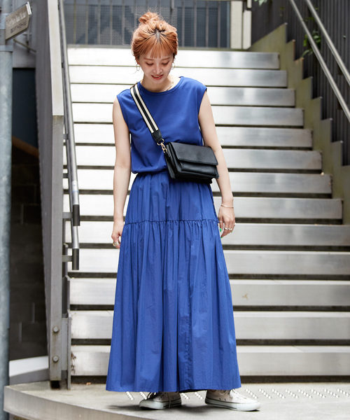 B.C STOCK(ベーセーストック)の「《追加3》【WEB限定】ラインテープショルダー(ショルダーバッグ・レディース・ブラック・FREE)」の2枚目の写真