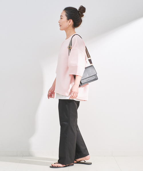 B.C STOCK(ベーセーストック)の「《追加3》【WEB限定】ラインテープショルダー(ショルダーバッグ・レディース・ブラック・FREE)」の6枚目の写真